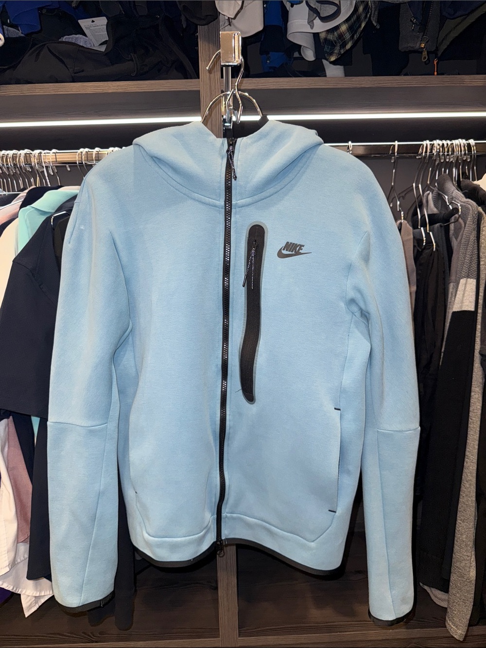 Men’s Nike Tech Fleece in Aqua/Black Colour